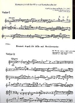 Carl Philipp Emanuel Bach Notenblätter Konzert d-Moll Wq22