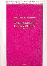 Georg Philipp Telemann Notenblätter Konzert G-Dur Nr.1