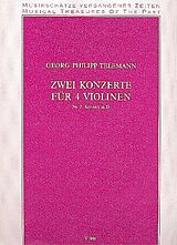 Georg Philipp Telemann Notenblätter Konzert D-Dur Nr.2