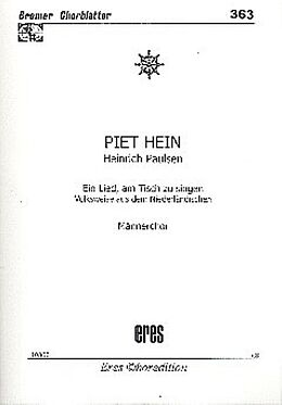  Notenblätter Piet Hein für Männerchor a cappella