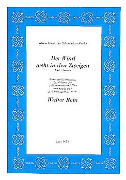 Carl Hannemann Notenblätter Der Wind weht in den Zweigen