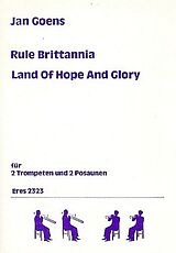  Notenblätter Rule Britannia und Land of Hope and Glory