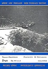 Tauno Marttinen Notenblätter Duo op. 66,2 für Klarinette