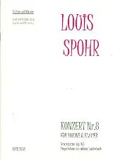 Ludwig (Louis) Spohr Notenblätter Konzert Nr.8 Gesangszene op.47 für Violine