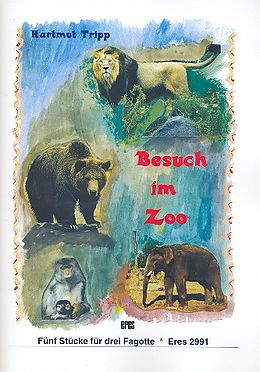 Hartmut Tripp Notenblätter Besuch im Zoo für 3 Fagotte