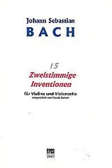 Johann Sebastian Bach Notenblätter 15 zweistimmige Inventionen