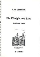 Carl Goldmark Notenblätter Die Königin von Saba