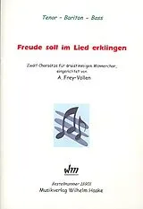  Notenblätter Freude soll im Lied erklingen für