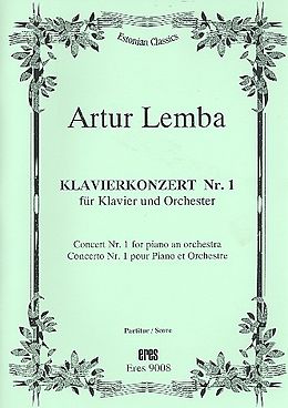 Artur Lemba Notenblätter Konzert Nr.1