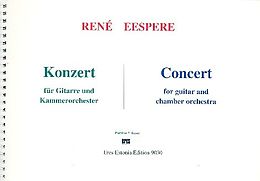 René Eespere Notenblätter Konzert für Gitarre und Kammerorchester