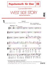 Leonard Bernstein Notenblätter West Side Story Querschnitt für
