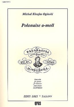 Michael Kleofas Oginski Notenblätter Polonaise a-Moll