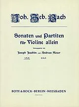 Johann Sebastian Bach Notenblätter Sonaten und Partiten Band 1