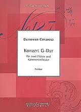 Domenico Cimarosa Notenblätter Konzert G-Dur