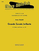 Anton Diabelli Notenblätter Grande Sonate Brillante op.102