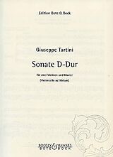 Giuseppe Tartini Notenblätter Sonate D-Dur