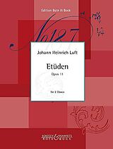Julius Heinrich Luft Notenblätter Etüden op.11 für 2 Oboen