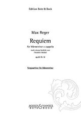 Max Reger Notenblätter Requiem op.83,10