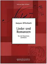 Jacques Offenbach Notenblätter Lieder und Romanzen