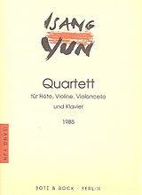 Isang Yun Notenblätter Quartett