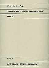 Martin Christoph Redel Notenblätter Traumtanz op.30