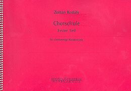 Zoltan Kodaly Notenblätter Chorschule Band 1