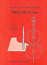 Franz Anton Hoffmeister Notenblätter Trio D-Dur Nr.3
