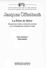 Jacques Offenbach Notenblätter La Prière des Moise