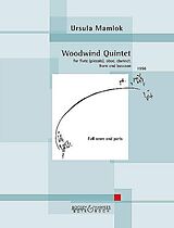 Ursula Mamlok Notenblätter Woodwind Quintet (1956)