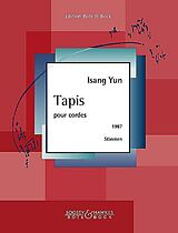 Isang Yun Notenblätter Tapis