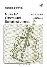 Hartmut Schmidt Notenblätter Musik für Gitarre und Saiteninstrumente Nr.1-4