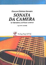 Giovanni Battista Gervasio Notenblätter Sonata da camera für Mandoline