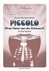 Gustav Gunsenheimer Notenblätter Piccolo 9 Tänze aus der