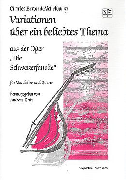 Karl Stefan Freiherr von Aichelburg Notenblätter Variationen über ein beliebtes Thema aus