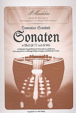 Domenico Scarlatti Notenblätter Sonaten d-Moll K77 und K90