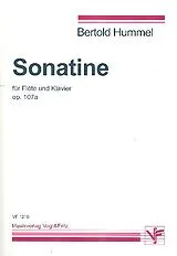 Bertold Hummel Notenblätter Sonatine op.107a für Flöte