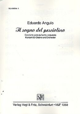 Eduardo Angulo Notenblätter Il sogno del pesciolino Konzert