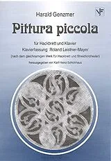 Harald Genzmer Notenblätter Pittura piccola für Hackbrett und