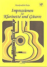 Hans-Joachim Kaps Notenblätter Impressionen für Klarinette