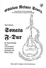 Carlo Cecere Notenblätter Sonata F-Dur