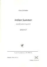 Klaus Schindler Notenblätter Indian Summer für 4 Gitarren, Bass