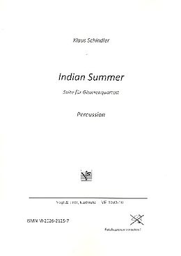 Klaus Schindler Notenblätter Indian Summer für 4 Gitarren, Bass