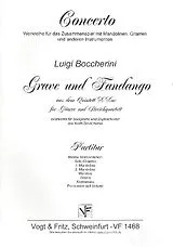 Luigi Boccherini Notenblätter Grave und Fandango für Gitarre