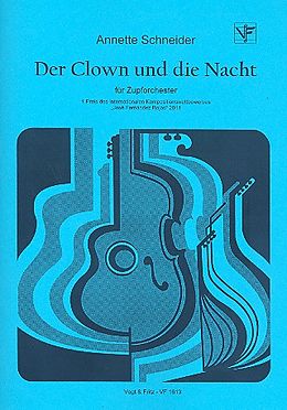 Annette Schneider Notenblätter Der Clown und die Nacht für Zupforchester