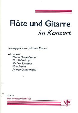 Notenblätter Flöte und Gitarre im Konzert für Flöte