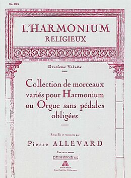  Notenblätter Lharmonium religieux vol.2