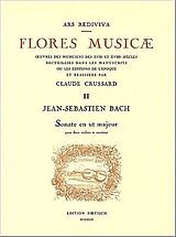 Johann Sebastian Bach Notenblätter Sonate en ut majeur
