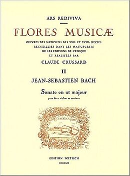 Johann Sebastian Bach Notenblätter Sonate en ut majeur