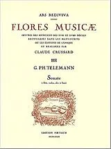 Georg Philipp Telemann Notenblätter Sonate re majeur pour flute, violon