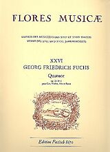 Georg Friedrich Fuchs Notenblätter Quartett op.31,1 für Horn, Violine